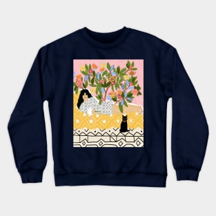 French Lady Crewneck Sweatshirt